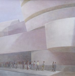 Guggenheim Múzeum, New York, 2004 (akril, vászon)